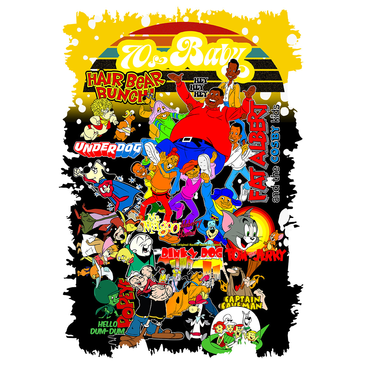 70s Baby DTF Transfer-sale