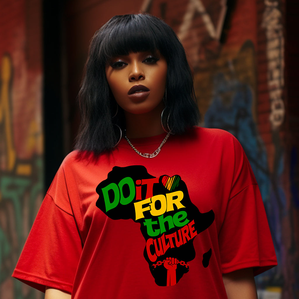 Do It For the Culture DTF Transfer-black