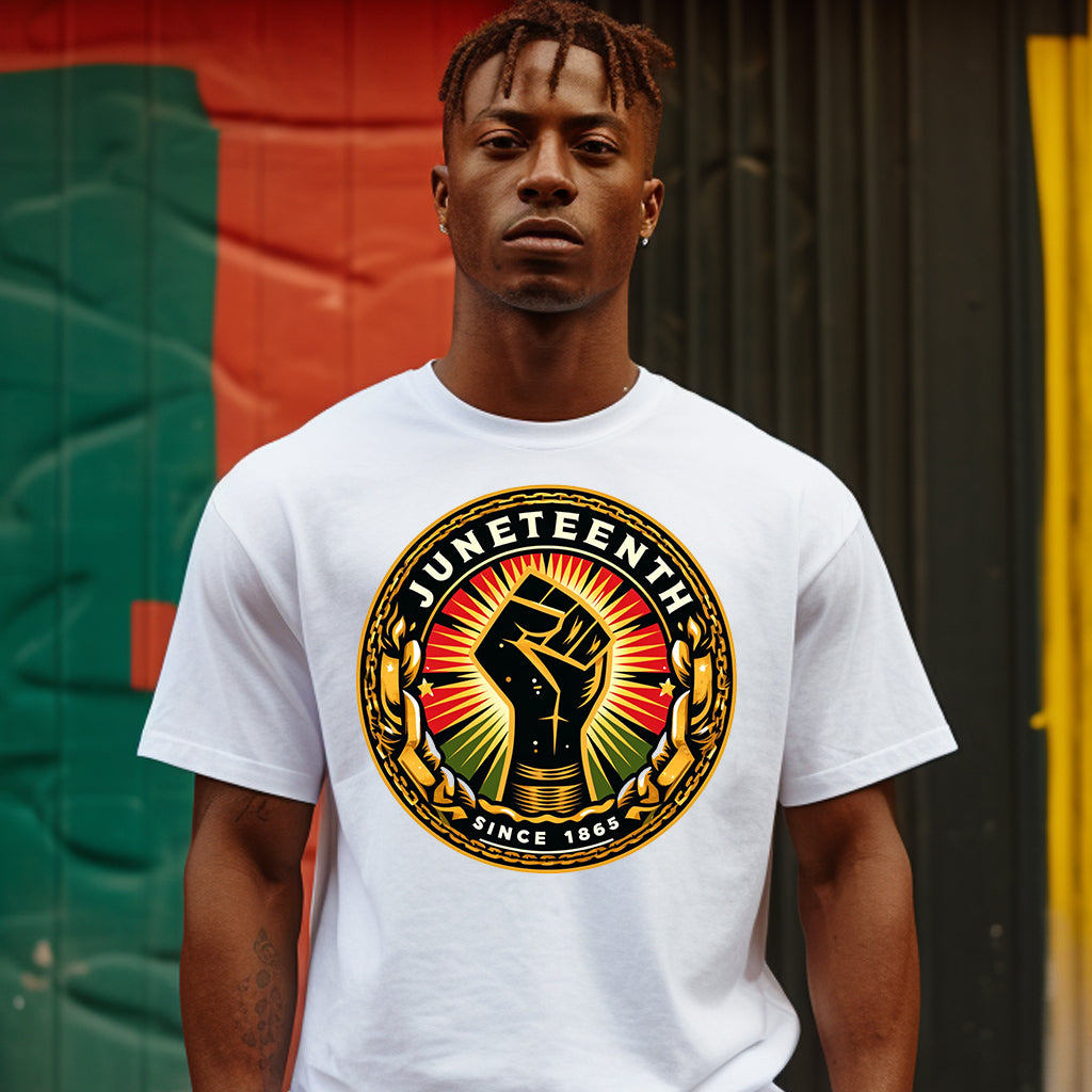 Juneteenth Fist Crest DTF Transfer