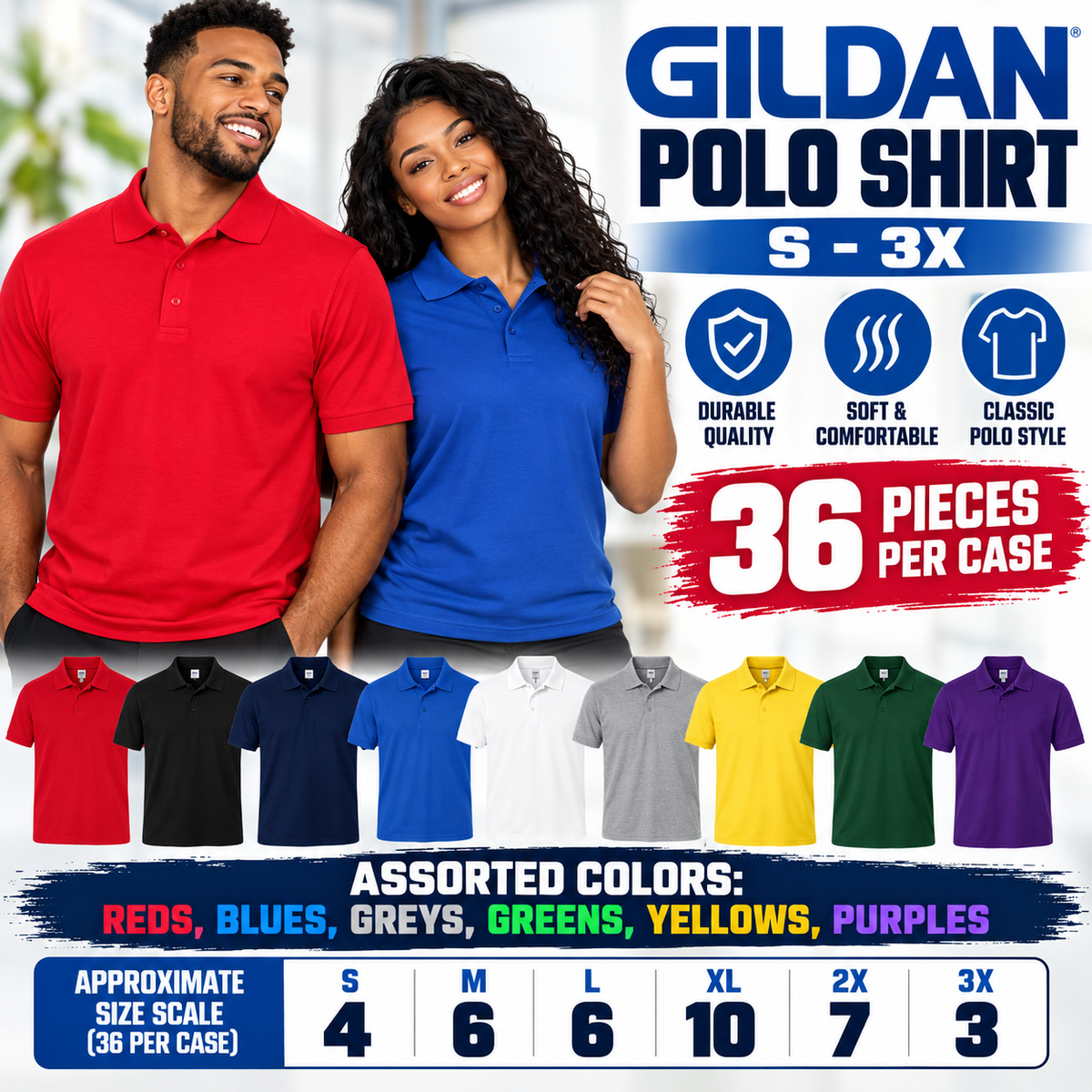 ✨Wholesale✨ Gildan Polo Shirts