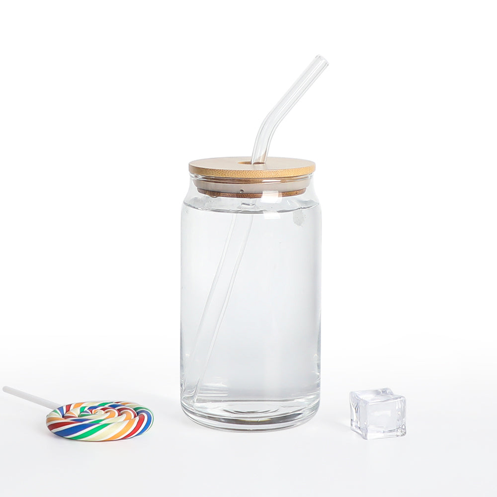 Libbey Glass Can Cup Bamboo Lid + Straw Mama – Pretty Lit, LLC