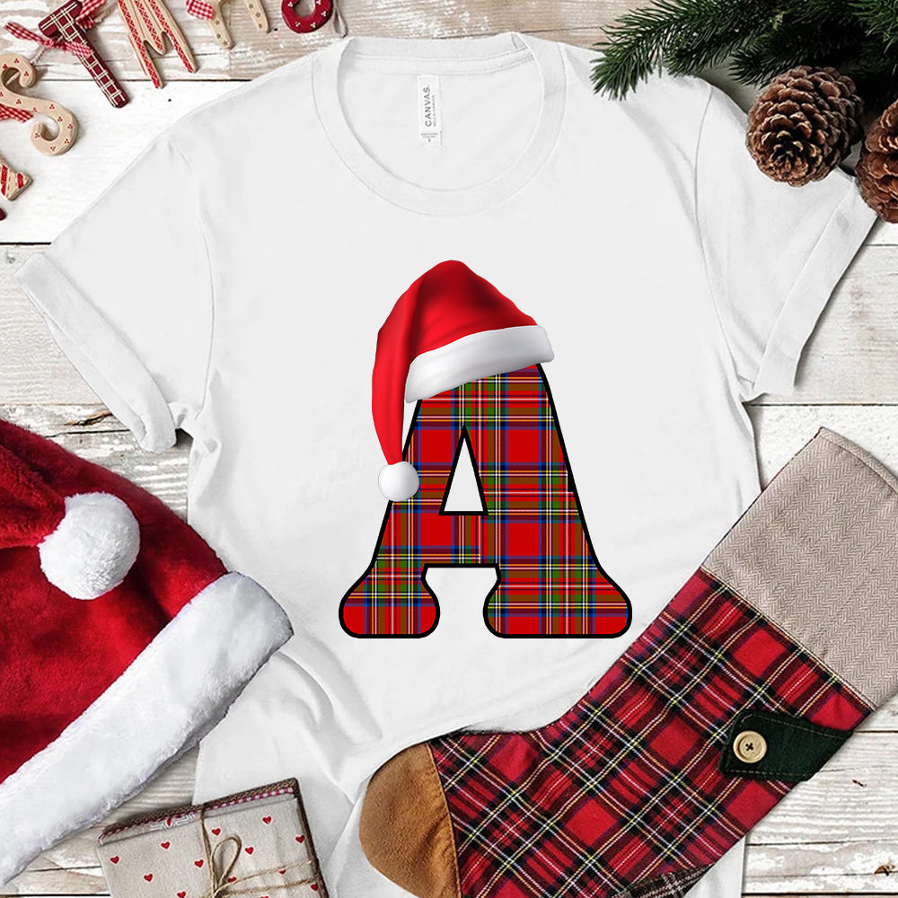 Xmas Royal Stewart Alphabet Bundle PNG