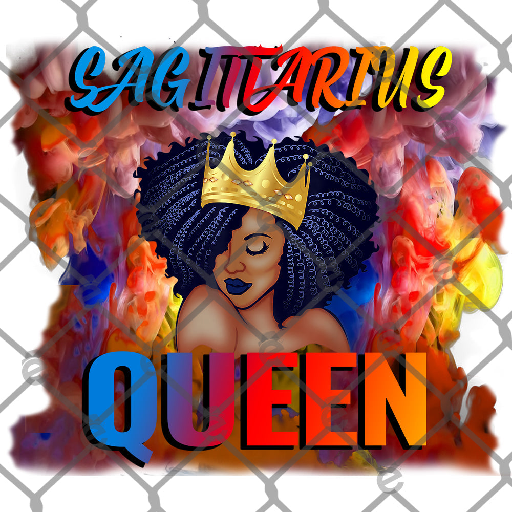Sagittarius Queen Tumbler Design