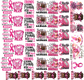 Full Sheet Breast Cancer 16 Oz UV DTF Wraps-24 pieces