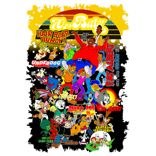 70s Baby DTF Transfer-sale