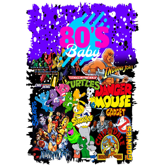 80s Baby DTF Transfer-sale