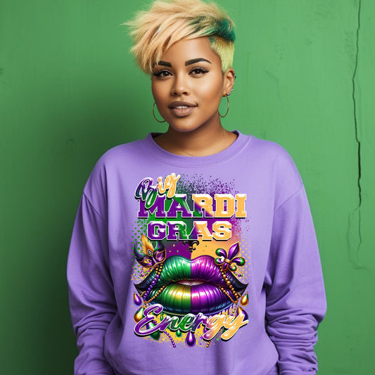 Big Mardi Gras Energy DTF Transfer