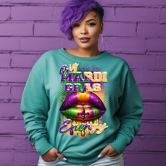 Big Mardi Gras Energy DTF Transfer