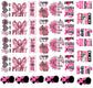 Full Sheet Breast Cancer 16 Oz UV DTF Wraps-24 pieces