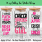 Cancer Picker Wrong Girl 16 Oz UV DTF Sticker Wrap
