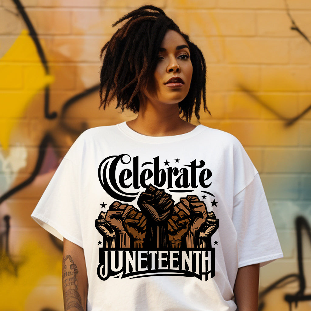 Celebrate Juneteenth Fists DTF Transfer