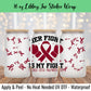 Her Fight Sickle Cell 16 Oz UV DTF Sticker Wrap