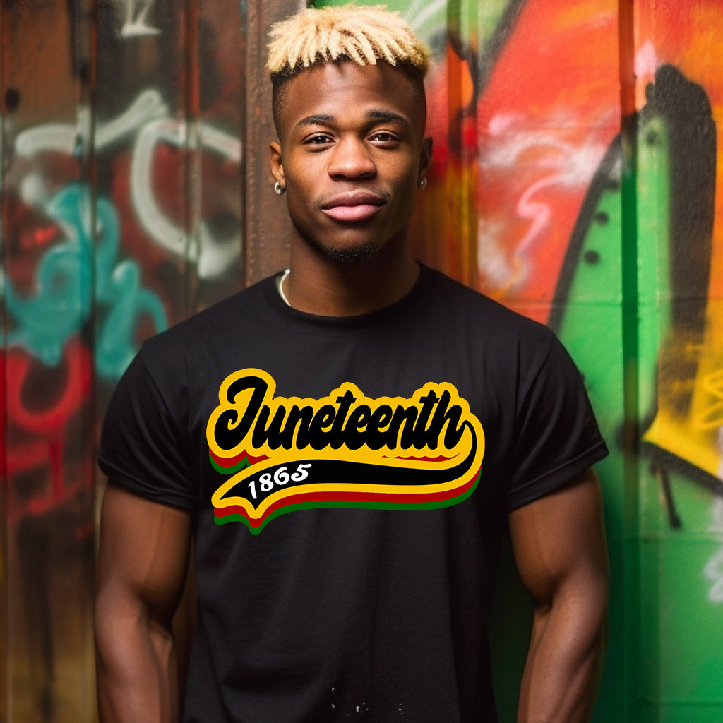 Juneteenth Retro Tail DTF Transfer