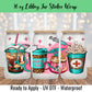 Nurse Fuel 16 Oz UV DTF Sticker Wrap