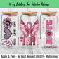 Peace Love Cure 16 Oz UV DTF Sticker Wrap