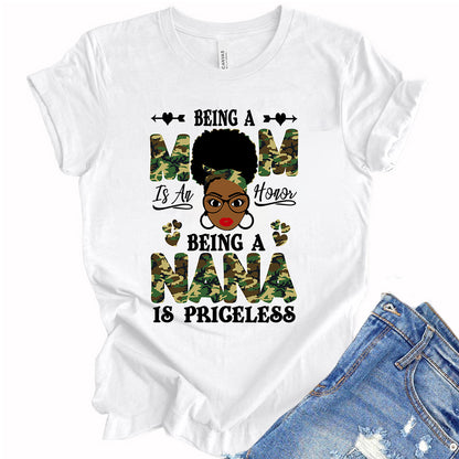 Priceless Nana Army Camo DTF Transfer