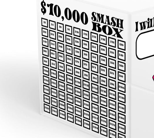 10K Mark Offs Only Smash Box UV DTF Stickers - 22 x24