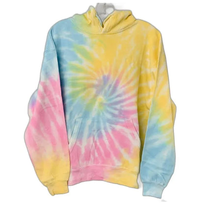 Adult Tie Dye Pullover Hoodie – 12 Pieces