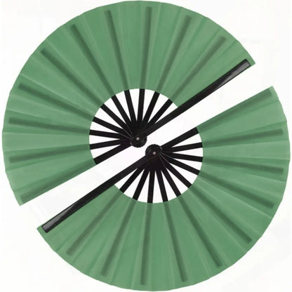 Dark Green on Black Clack Fans - Assembled