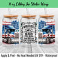 Best Dad Trucker 16 Oz UV DTF Sticker Wrap