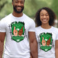 Ain't No Switchin Light/Dark Couple Green Sublimation Transfer