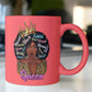 Black Queen Mug UV DTF Stickers