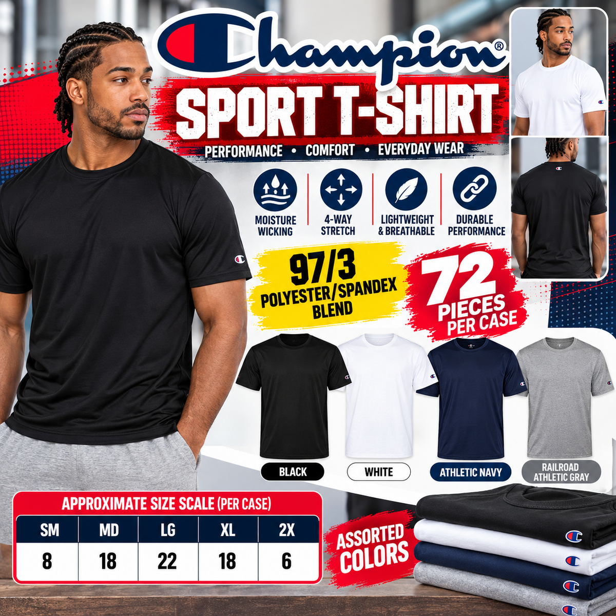 ✨Wholesale✨ Champion – Sport T-Shirt