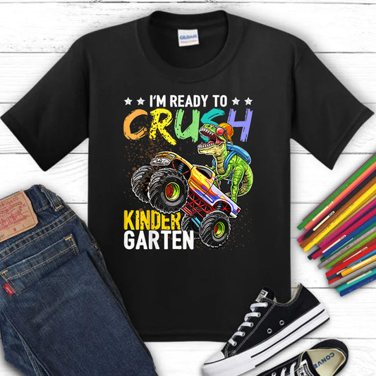 Crush Kindergarten Dino Truck3 DTF Transfer