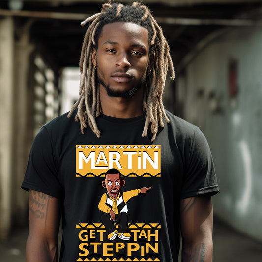 Get Tah Steppin Sitting Yellow/Gold DTF Transfer