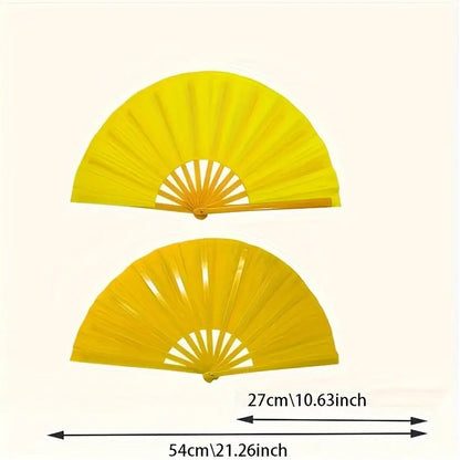 Golden Yellow on Yellow Clack Fan - Assembled