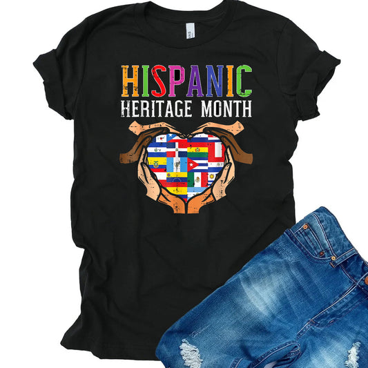 Hispanic Heritage Month Hands DTF Transfer