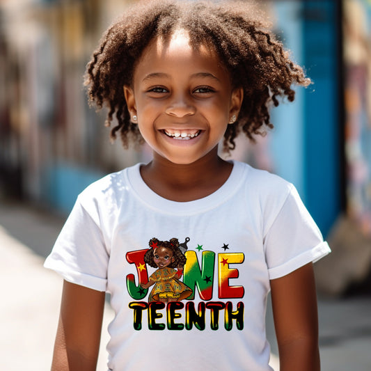 Juneteenth Little Girl DTF Transfer
