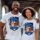 Ain't No Switchin Light/Dark Couple Royal Sublimation Transfer