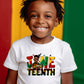 Little Black Boy Juneteenth DTF Transfer