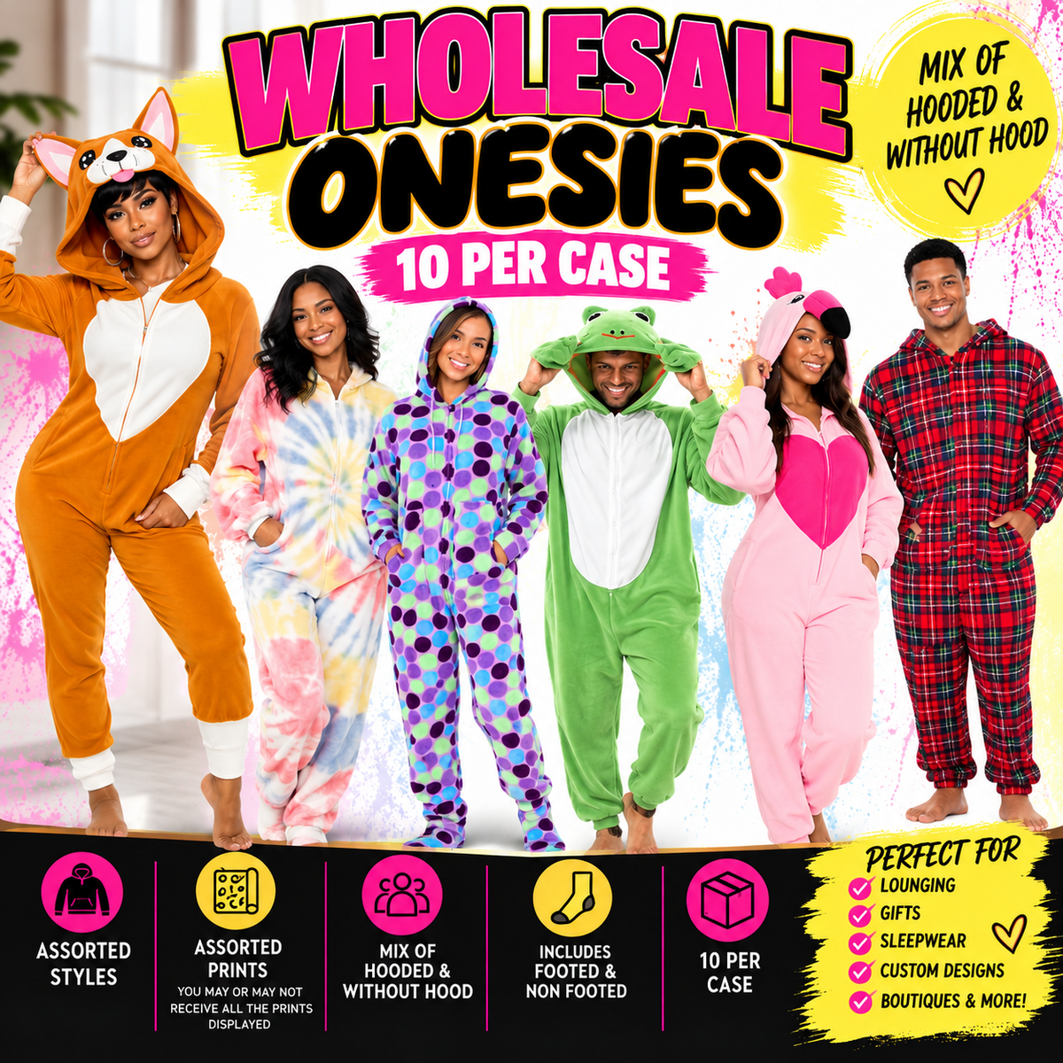 ✨Wholesale✨ Adult Animal Onesies