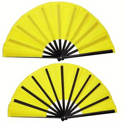 Yellow on Black Clack Fan - Assembled