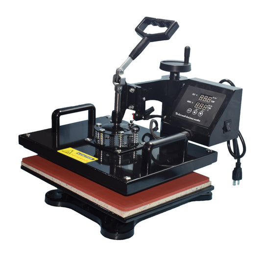 5 in 1 Multi-function Heat Press Machine 15" x 15" T-Shirts Cap Mug