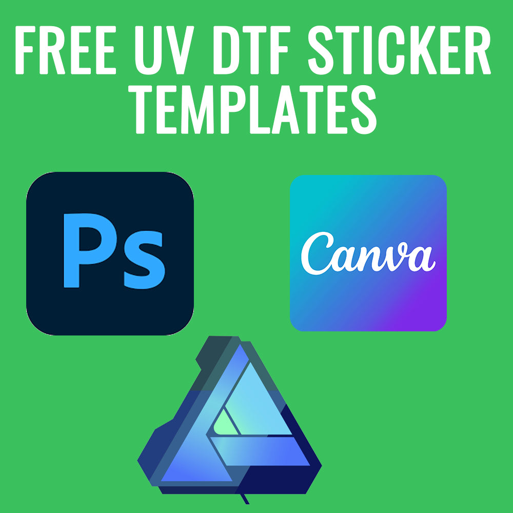 FREE UV DTF Stickers Templates