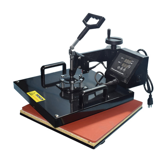 5 in 1 Multi-function Heat Press Machine 15" x 15" T-Shirts Cap Mug