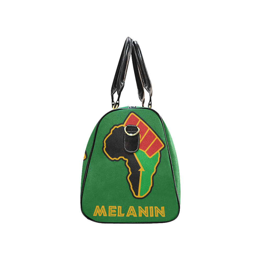 Peace Love Melanin - Green Travel Bag