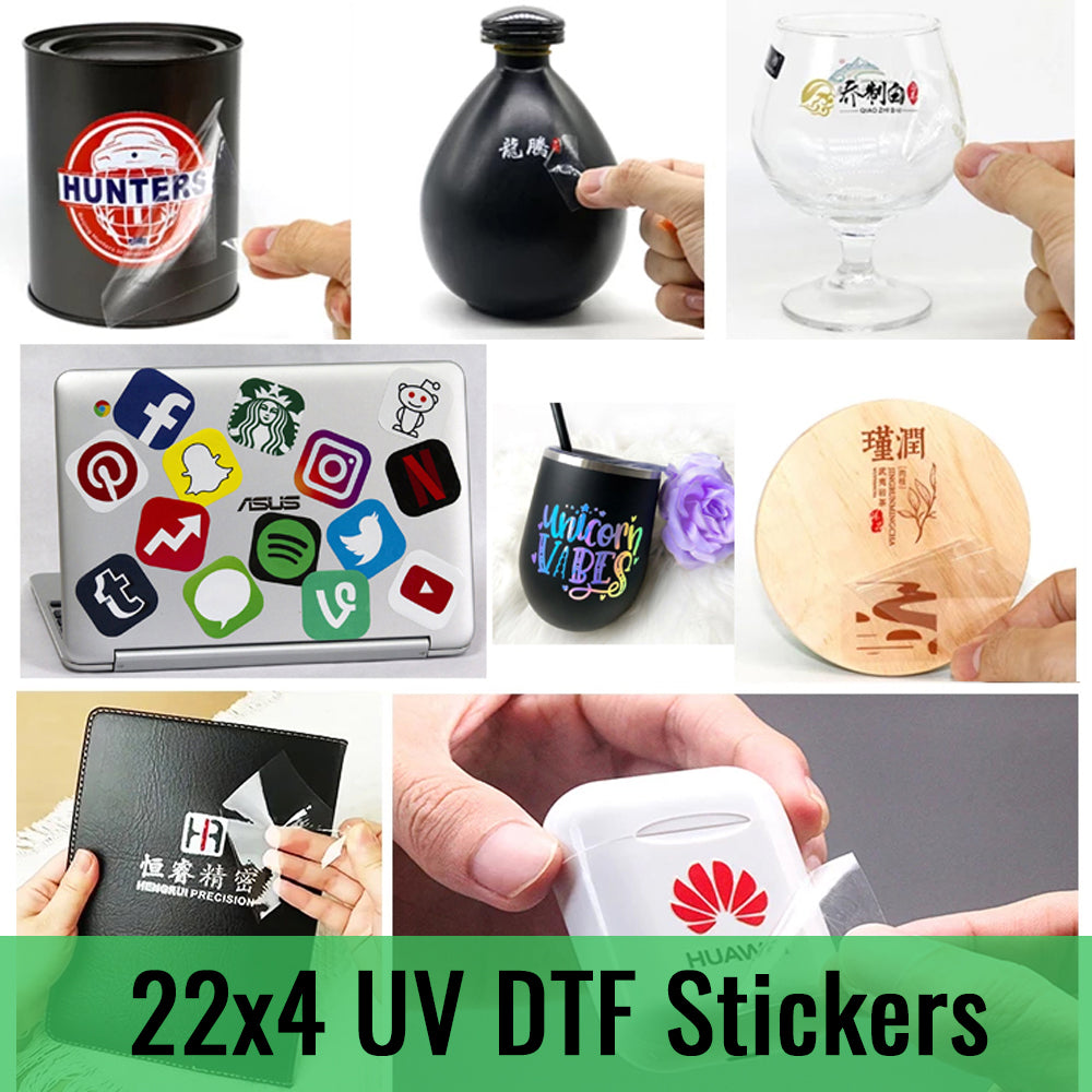 Custom UV DTF Stickers - 22.8x24 Gang Sheet