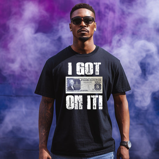 Five 5 On It DTF Transfer - white