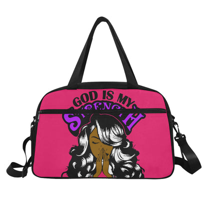 God is My Strength Weekend Handbag