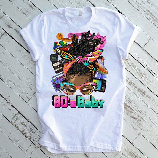 80s Baby Locs DTF Transfer