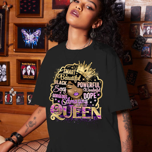 Amazing Queen Purple DTF Transfer