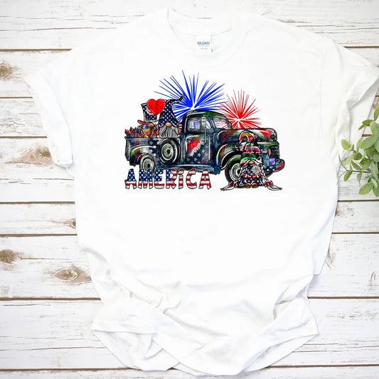America Truck DTF Transfer