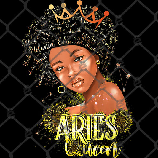 Aries Queen Motivations DTF Transfer