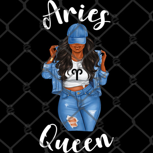 Aries Queen DTF Transfer