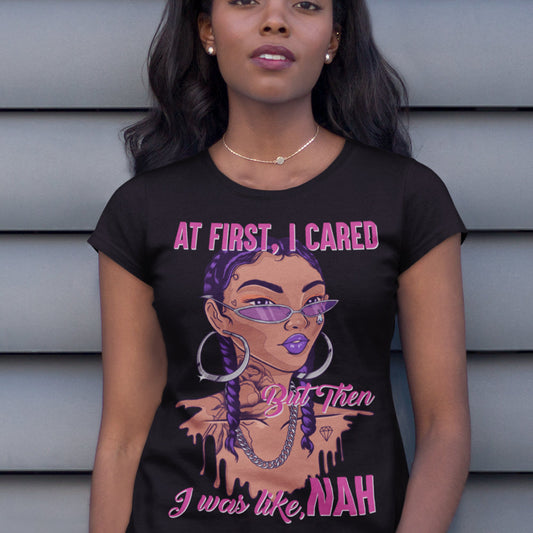 At First I Cared DTF Transfer