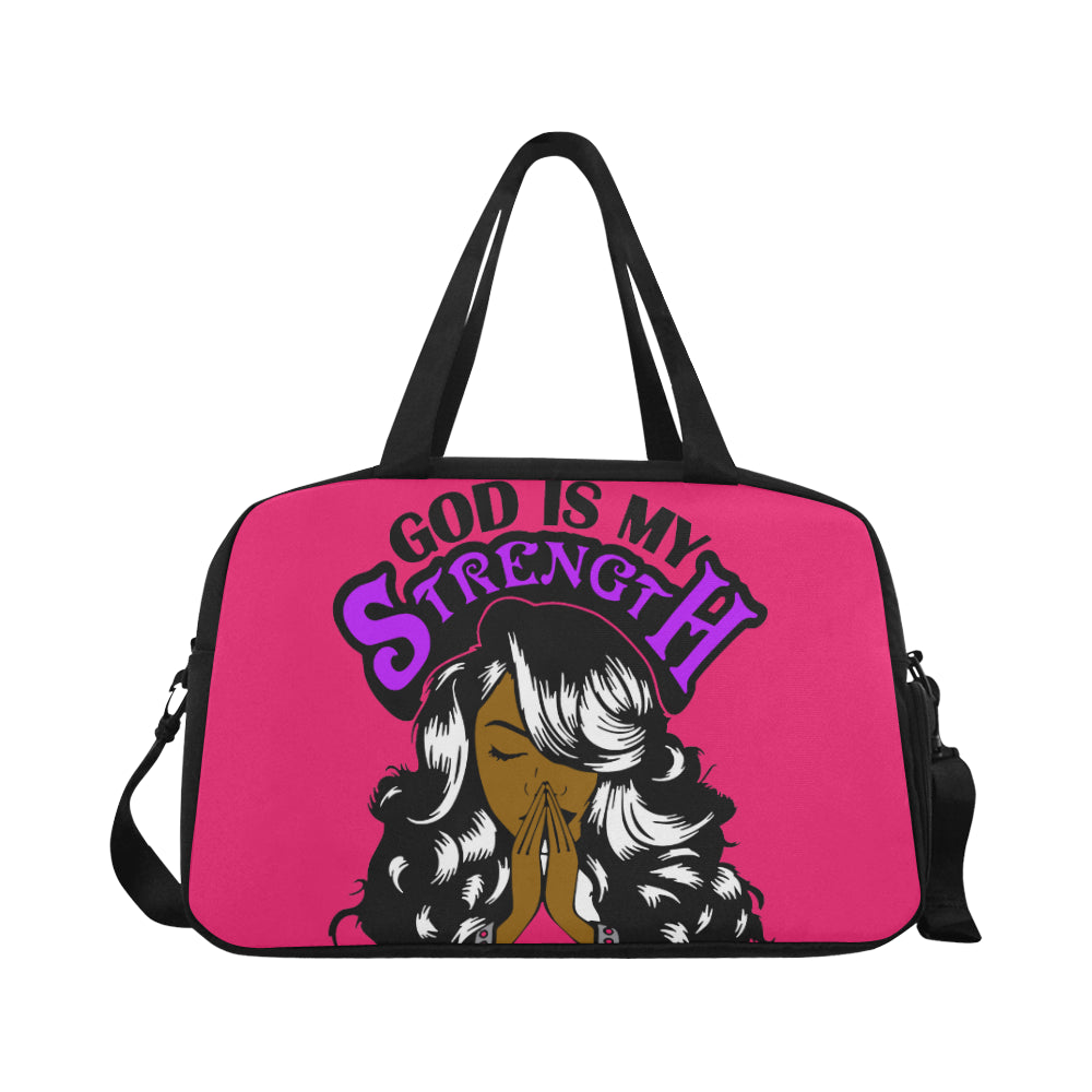 God is My Strength Weekend Handbag